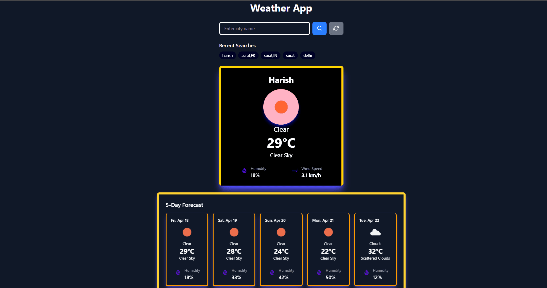 Weather App